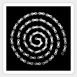 Bike Chain Spiral Sticker